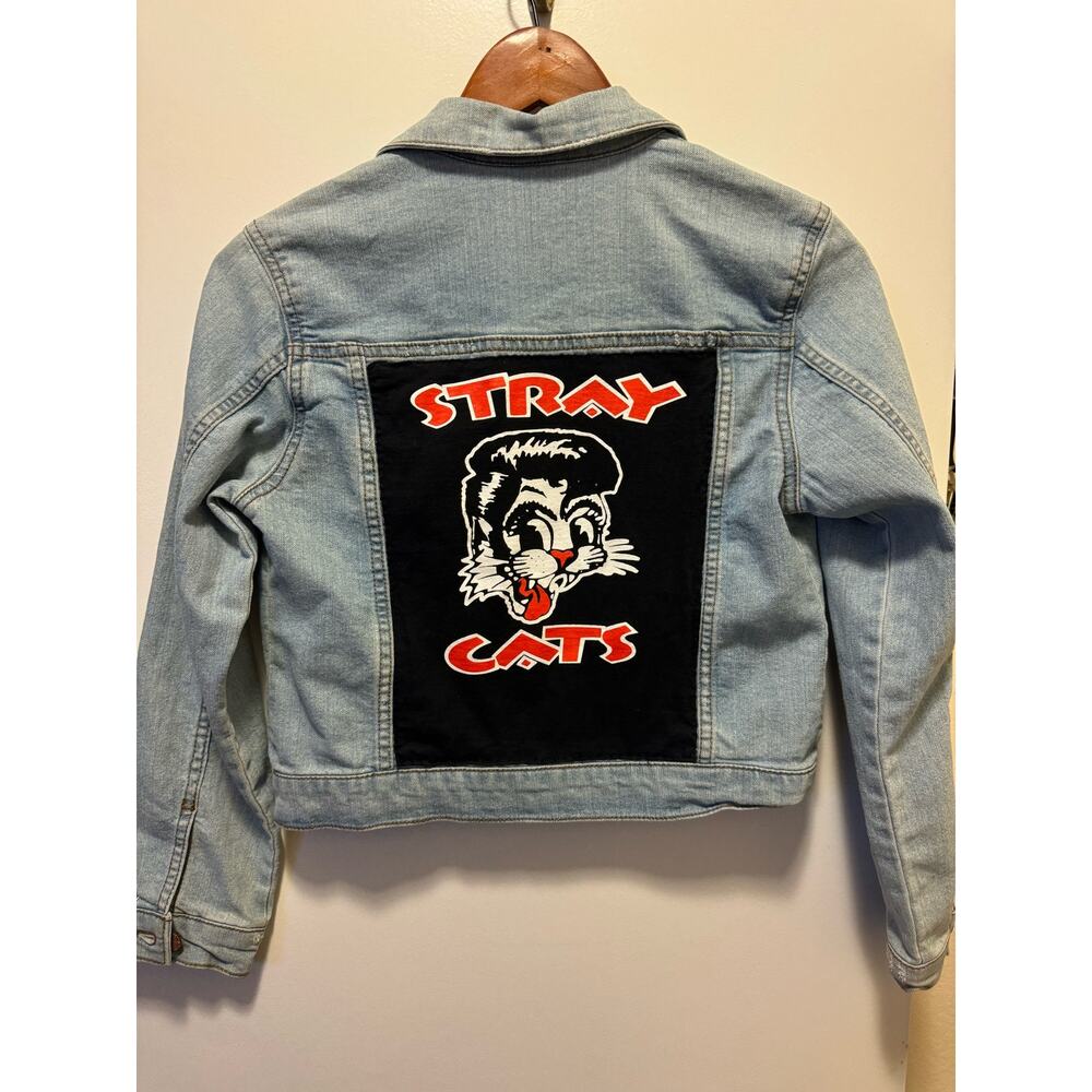 Stray Cats Kids Rockabilly Denim Jacket-Medium(10/12)